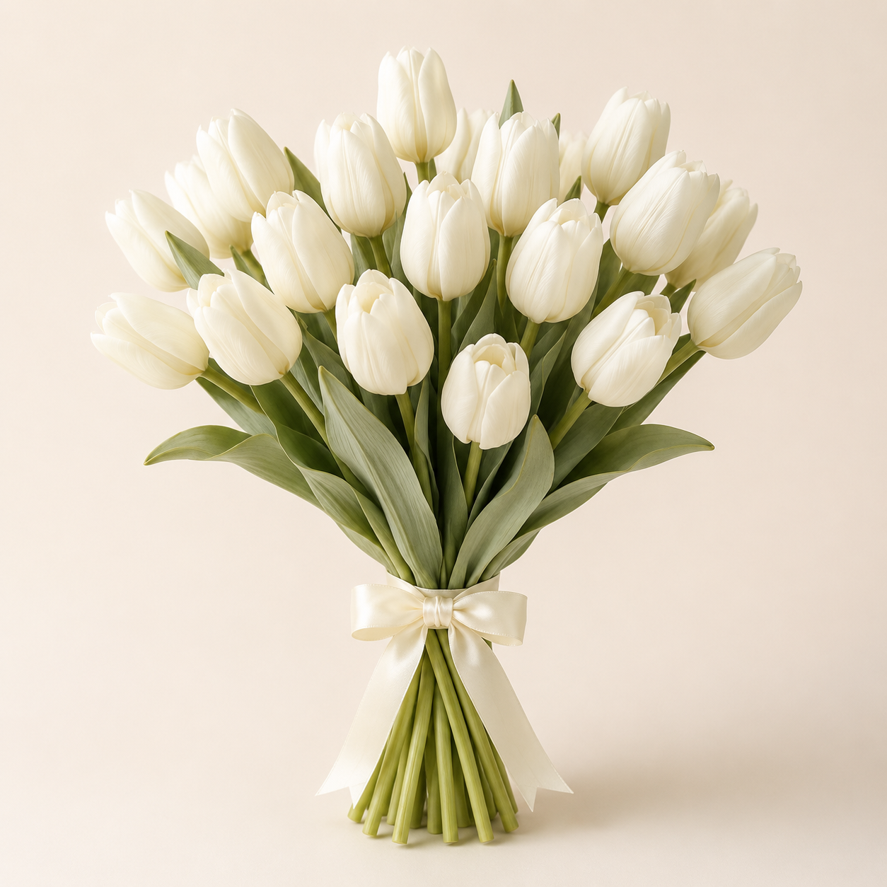 Ramo de tulipanes artificiales